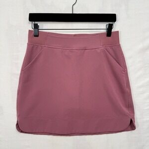 32 Degrees Cool Skort Womens XS Mauve Pink Athletic Golf Tennis Ribbed Waistband